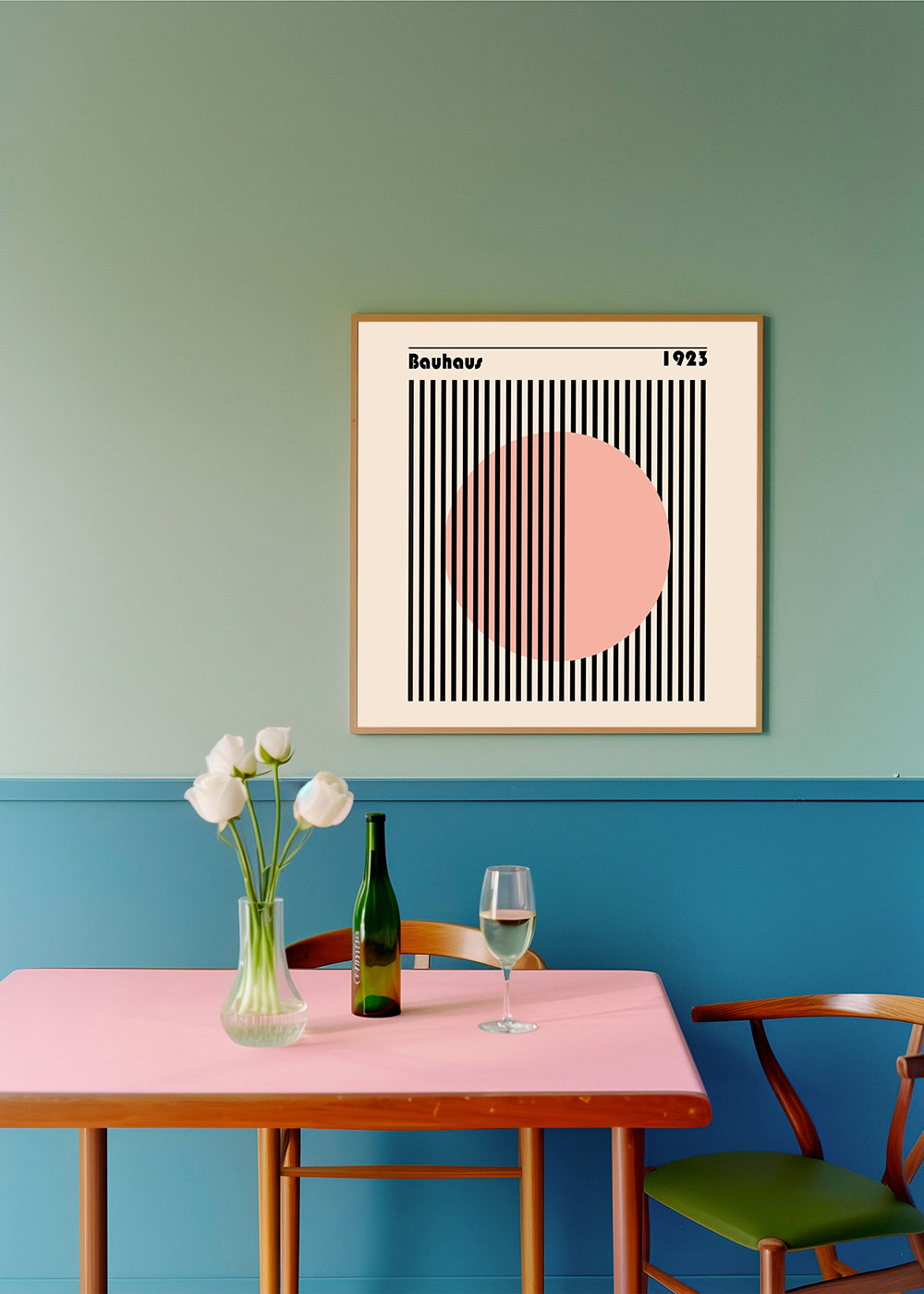 Bauhaus Pink Circle II
