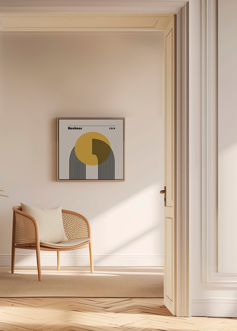 Bauhaus Venus yellow circle II