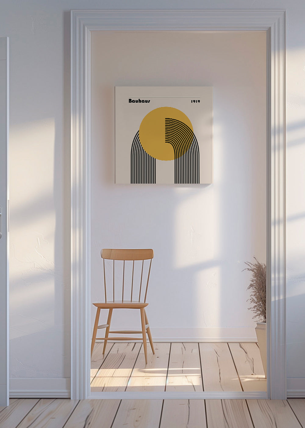Bauhaus Venus yellow circle II