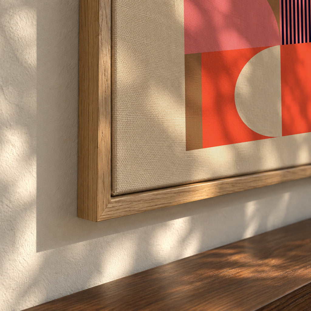 Bauhaus Weimar II - Framed canvas detail