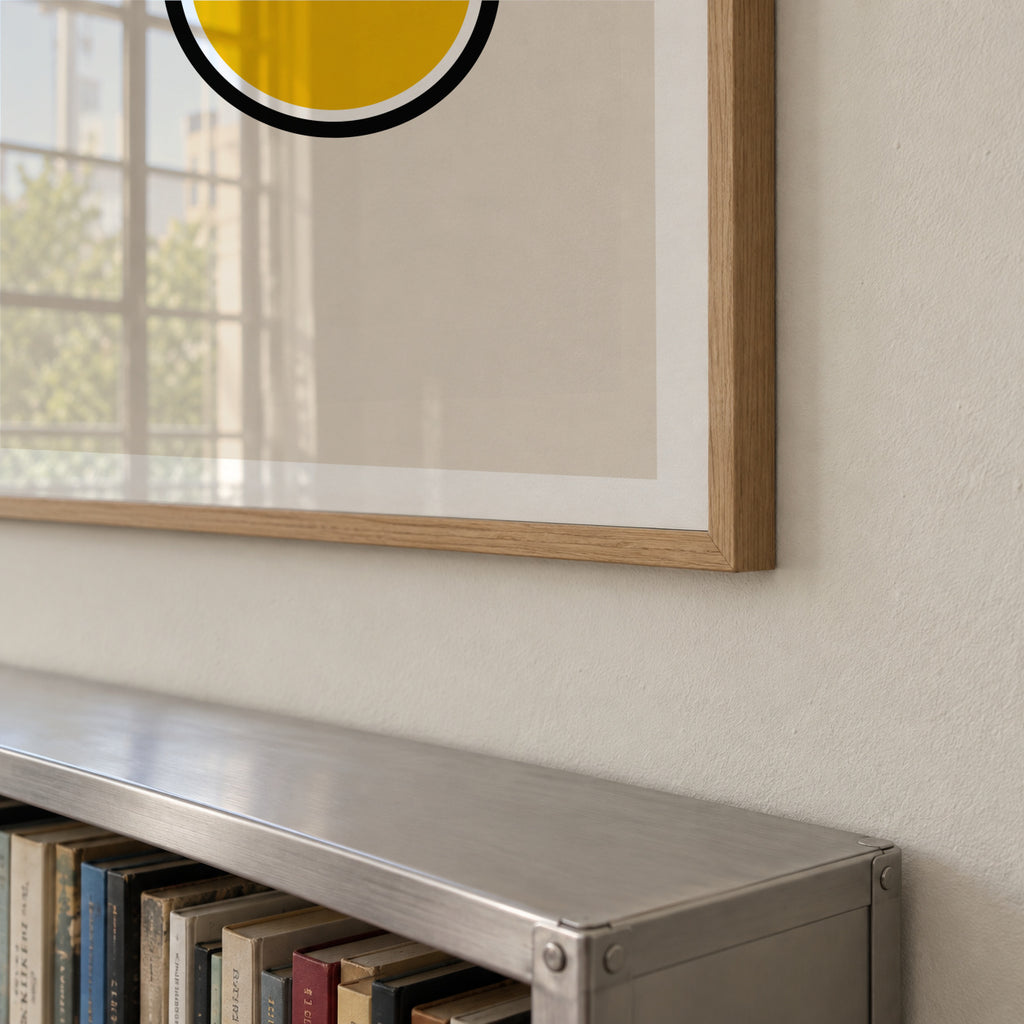 Bauhaus bicycle II - Framed poster detail