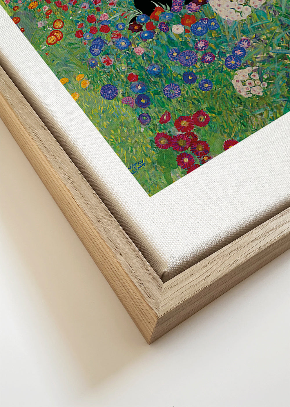 Gustav Klimt Garden Cat Print
