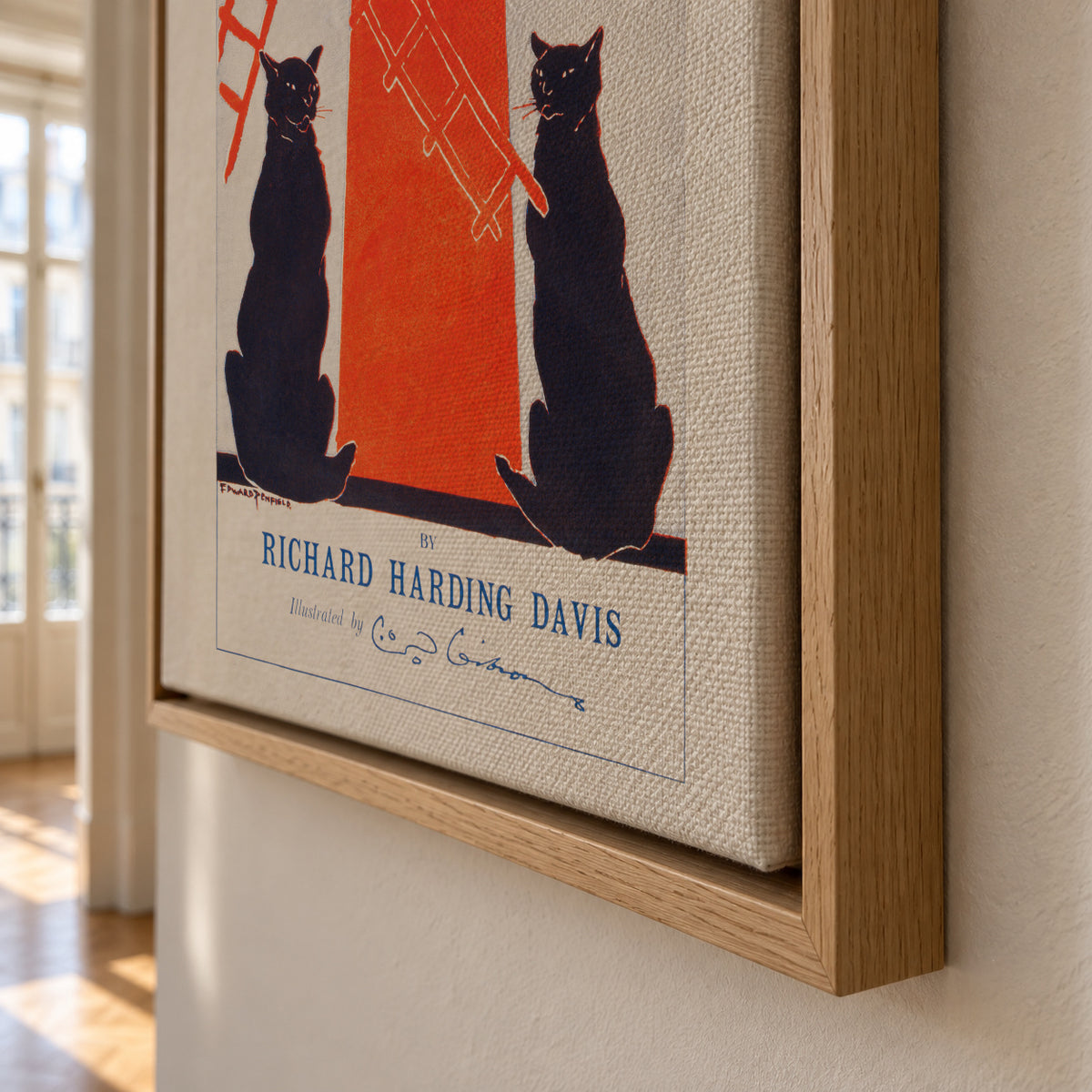 About Paris Vintage poster by Edward Penfield - Framed canvas detail