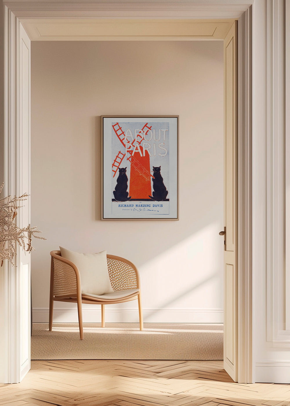 About Paris Vintage poster by Edward Penfield