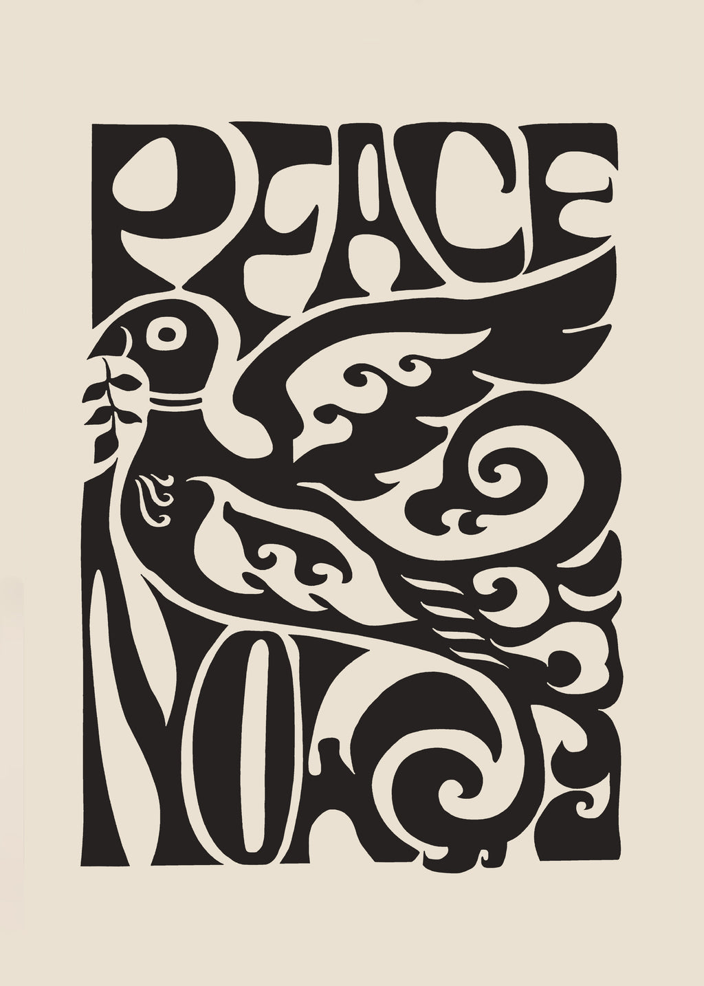 Peace Now poster, 1970 - Unframed art print