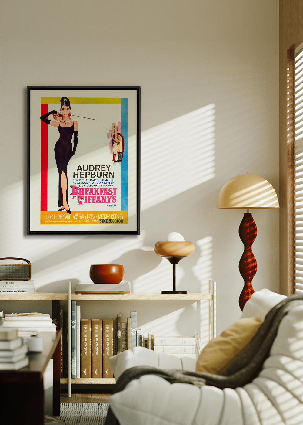 Audrey Hepburn Breakfast at Tiffanys 1961 film poster