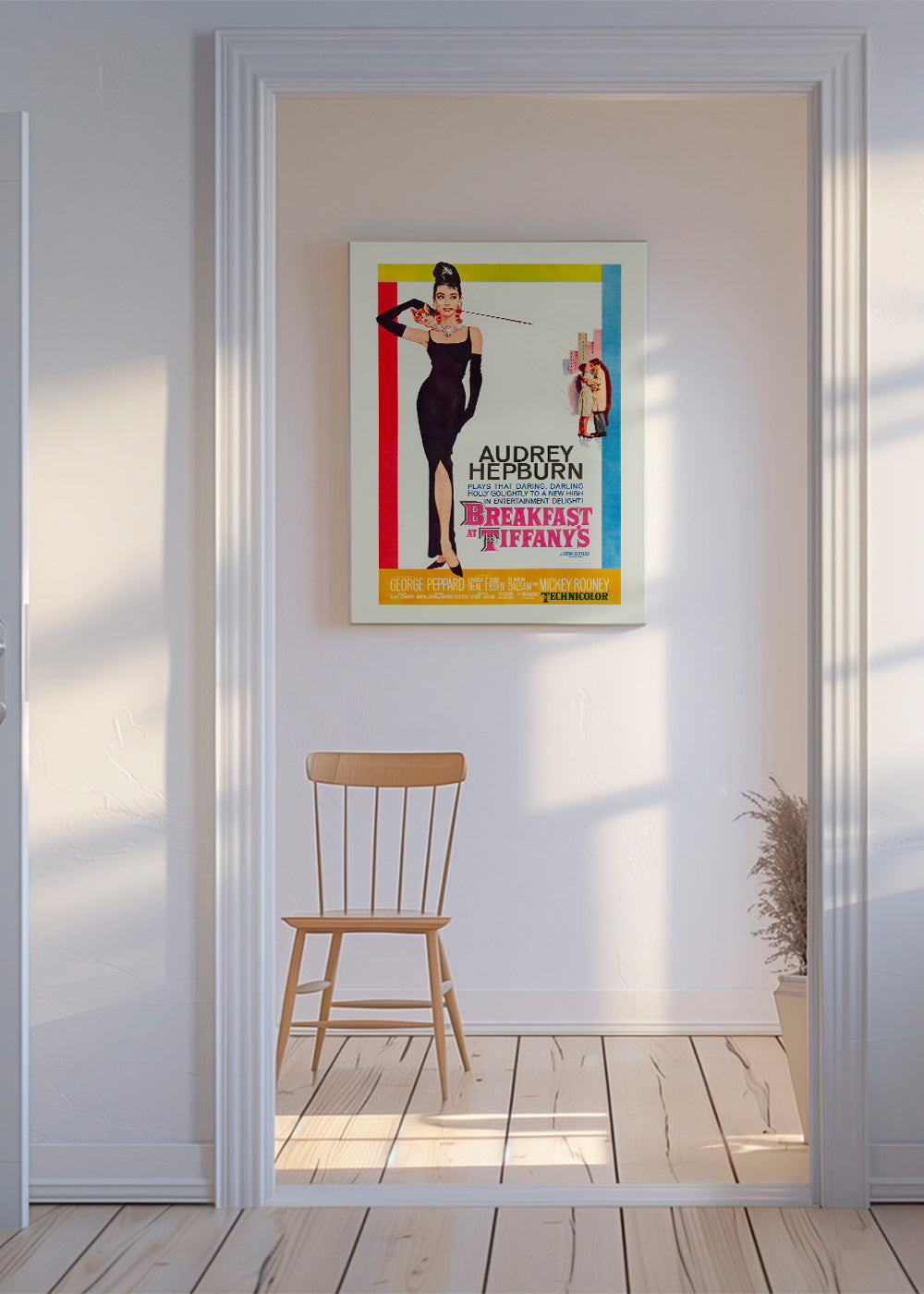 Audrey Hepburn Breakfast at Tiffanys 1961 film poster