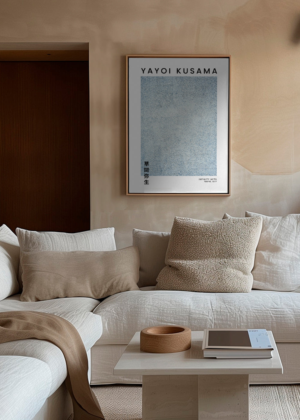 Yayoi Kusama Infinity Nets exhibition poster