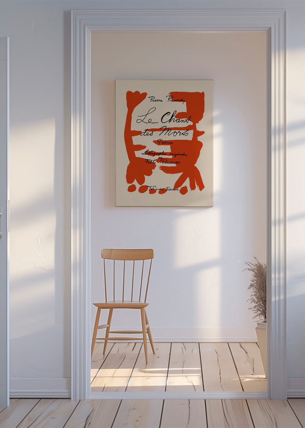 Picasso Le Chant des Morts Gallery Exhibition Poster