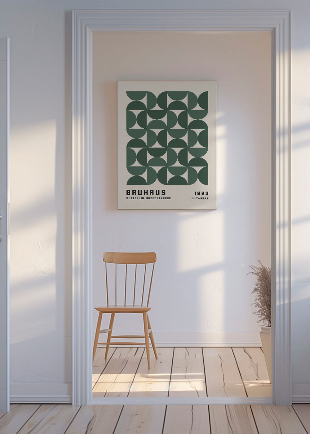 Bauhaus Green Exhibition Poster