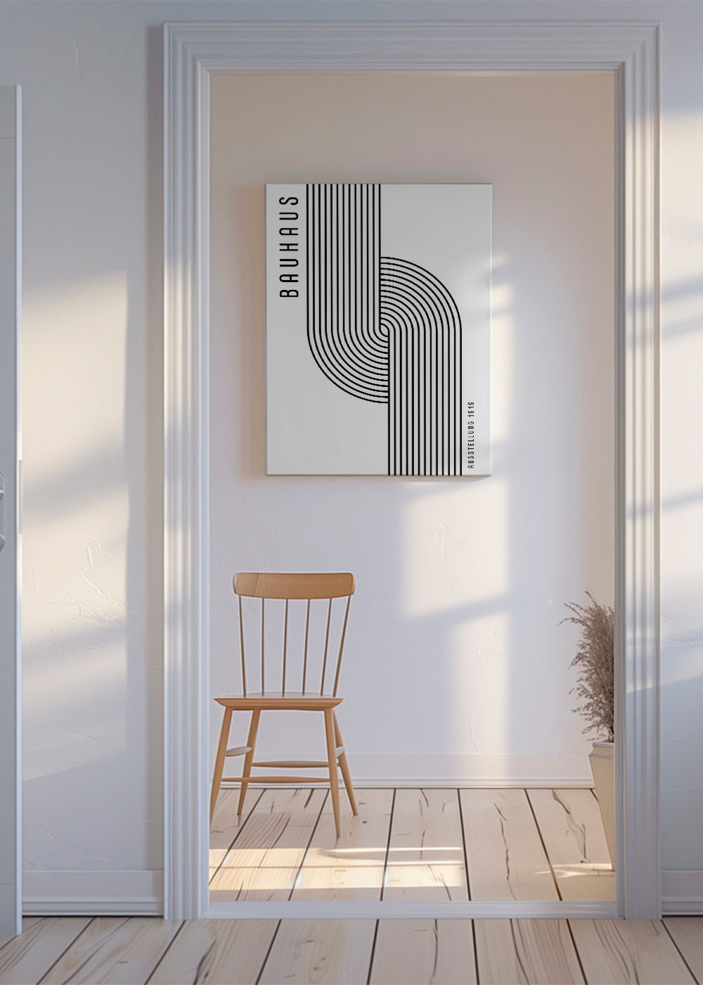 BAUHAUS AUSSTELLUNG Exhibition Poster 1919