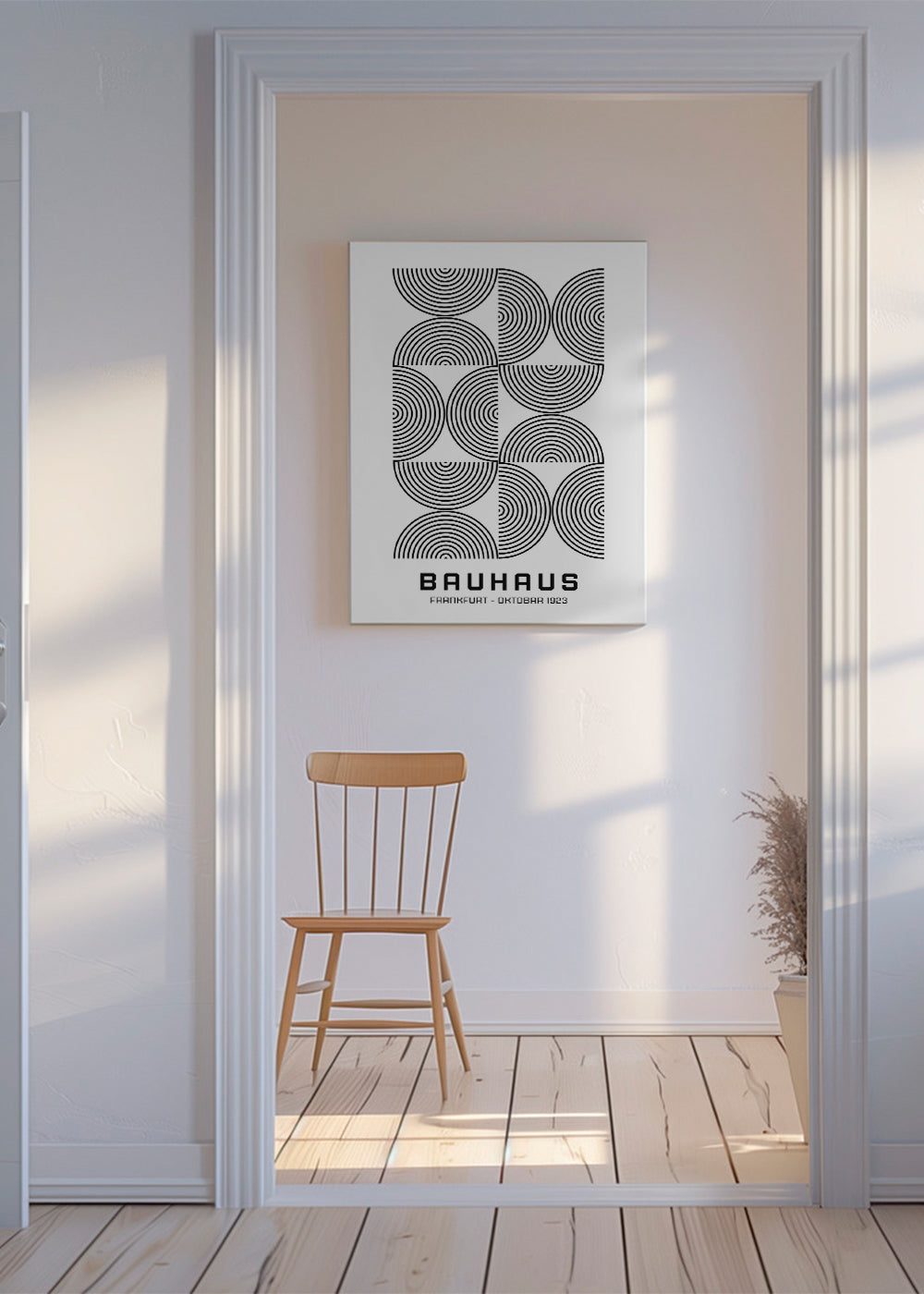 Bauhaus Black and White Exhibition Poster 1923