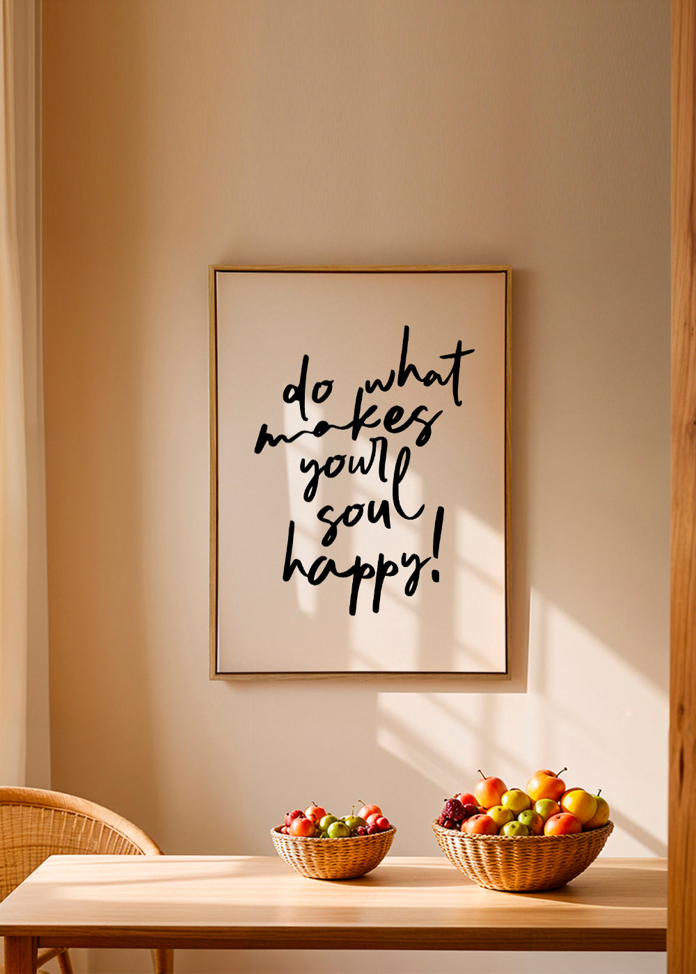 Do what makes your soul happy quote poster