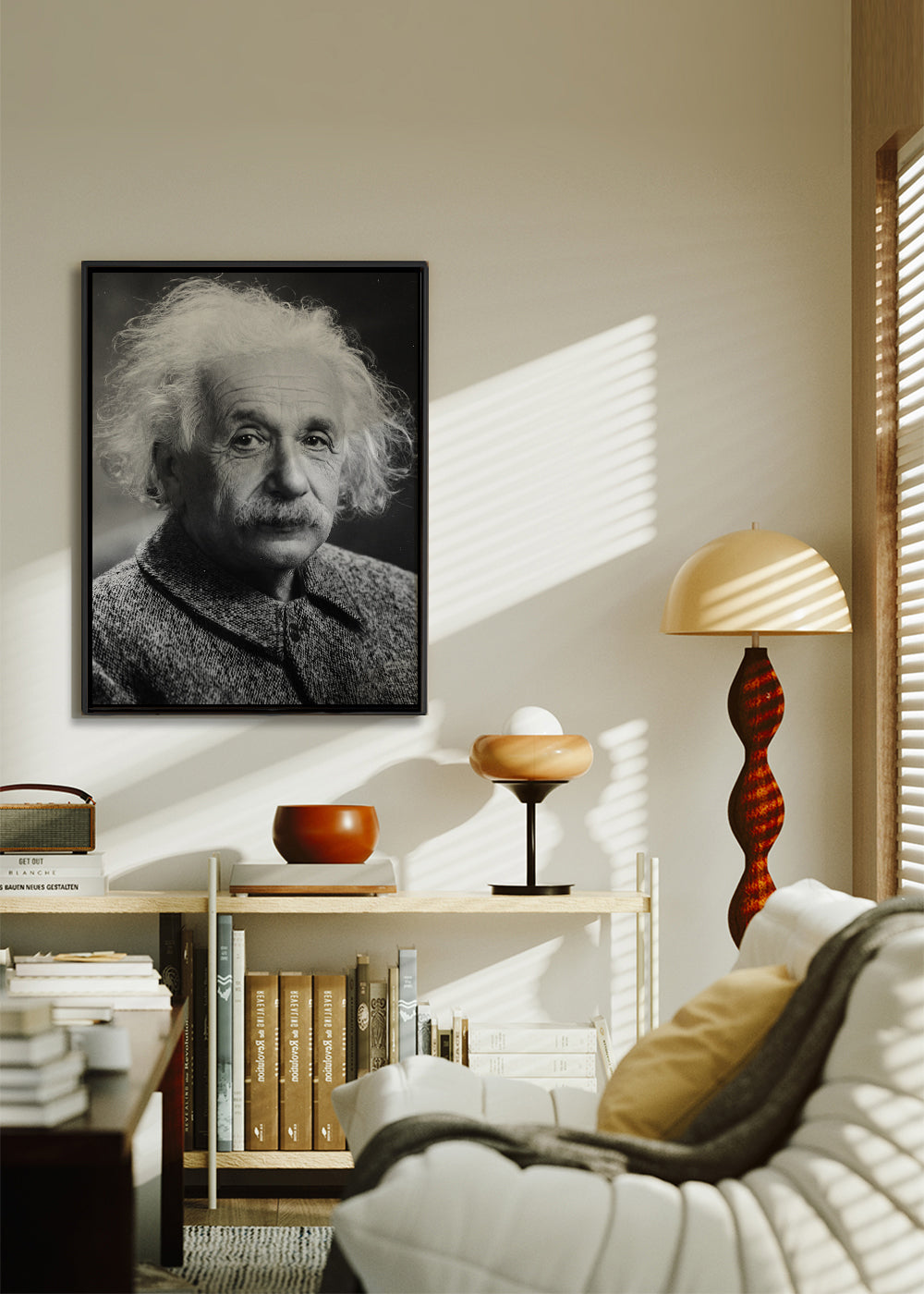 Albert Einstein vintage photograph