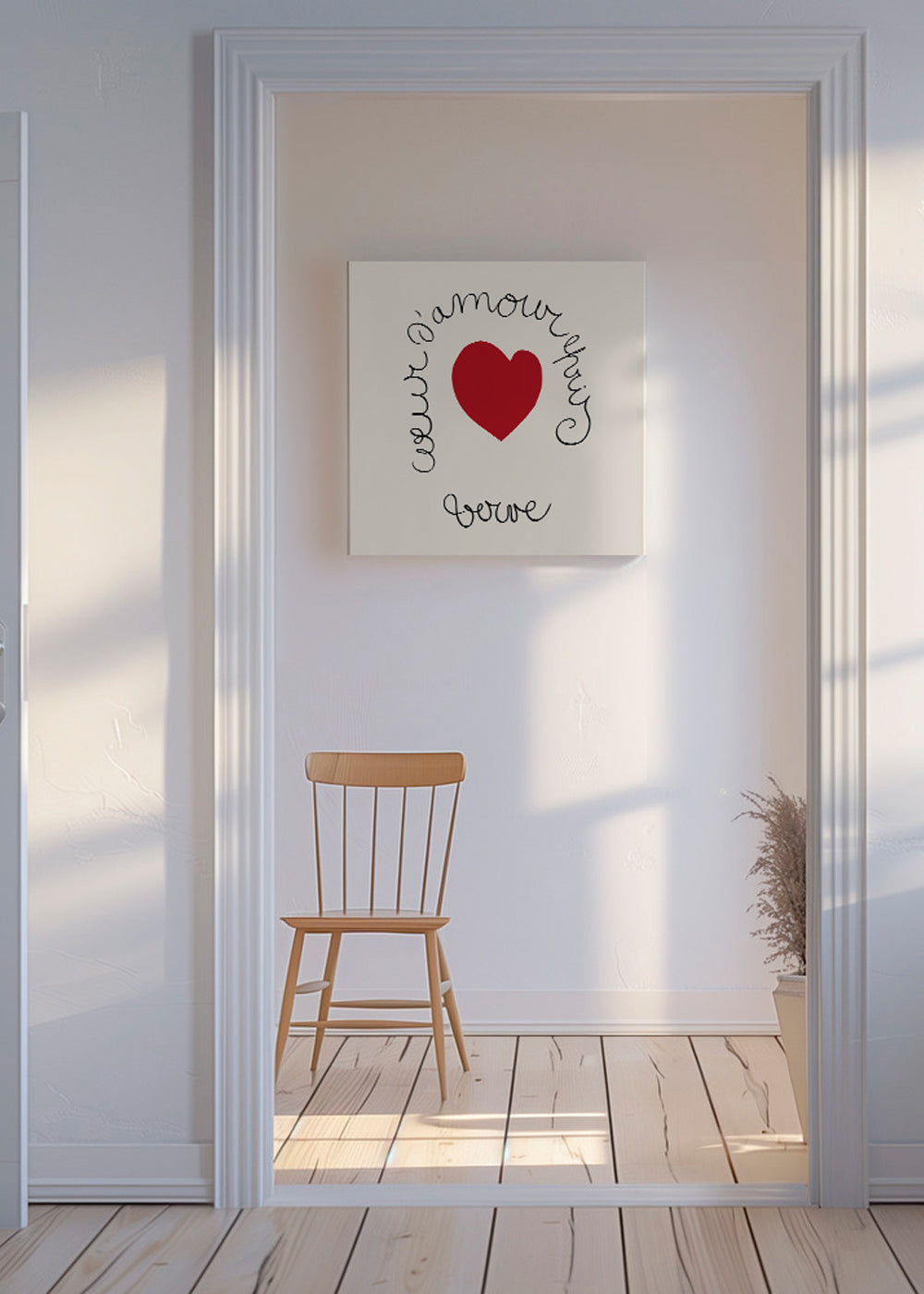 Henri Matisse "Coeur d'Amour Epris - Verve" love print - Square