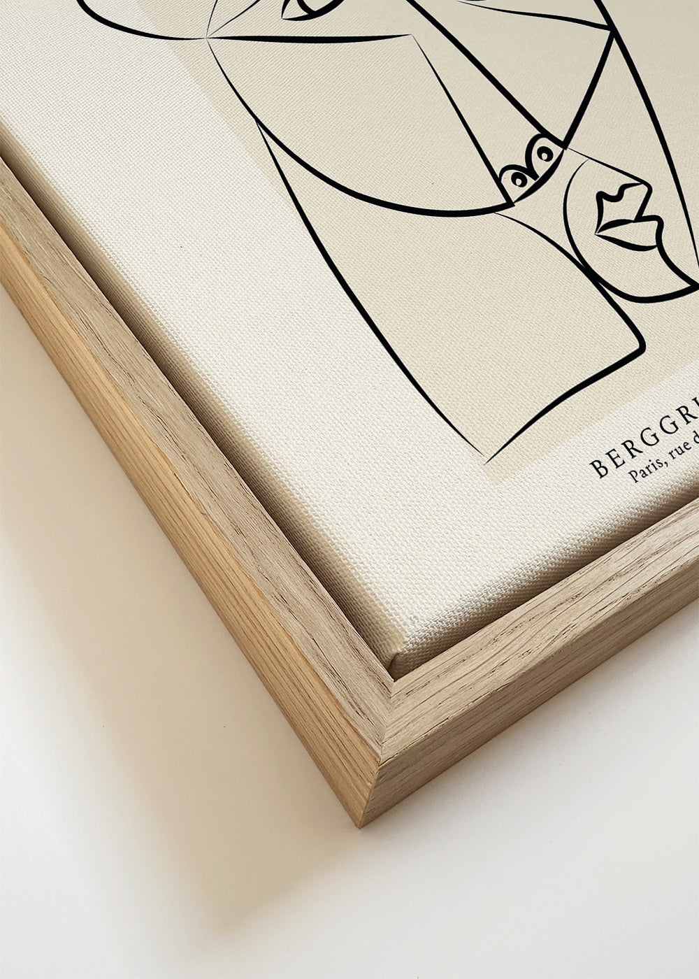 Picasso Woman in a Hat Sktech Poster - Square