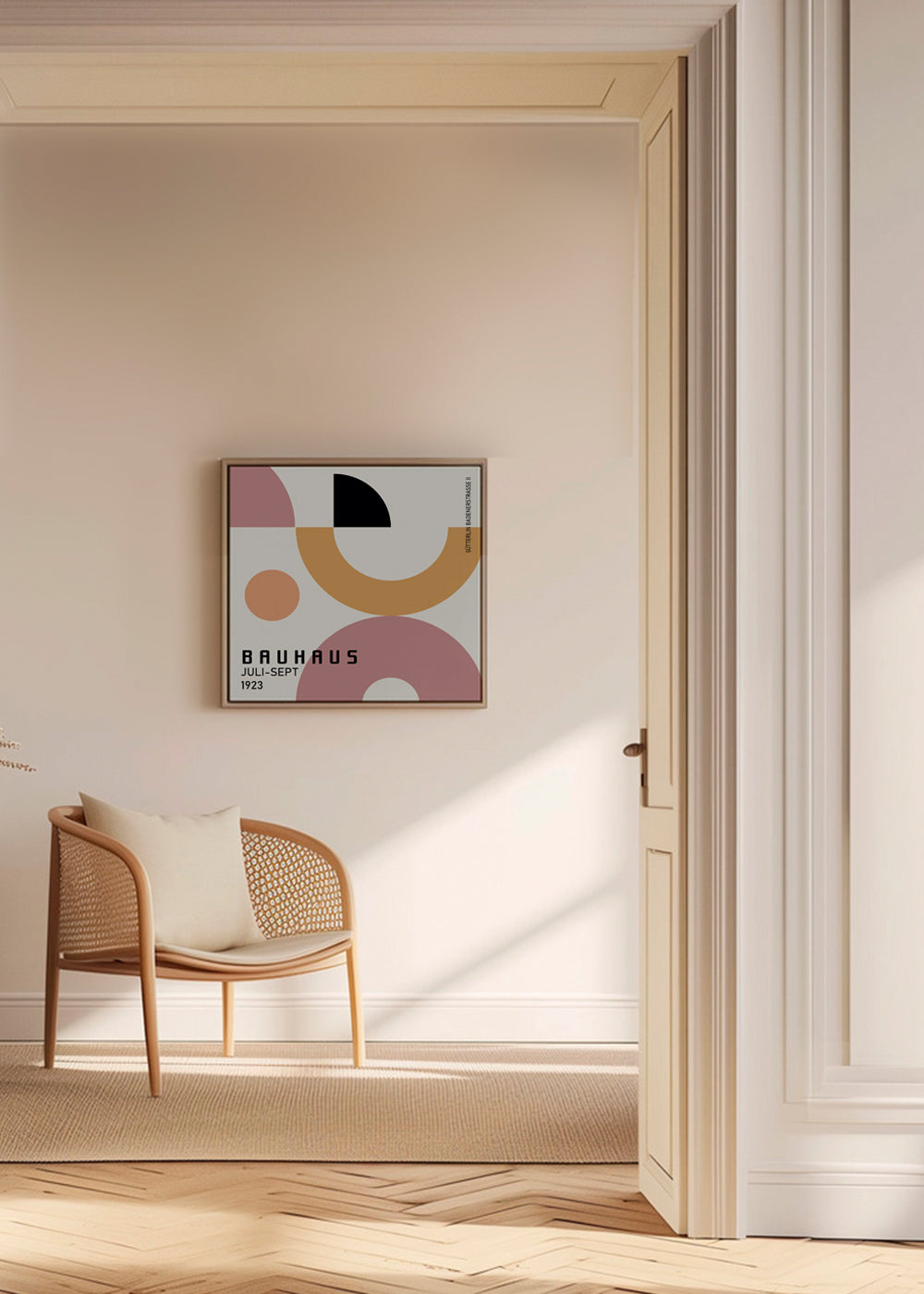 COLORFUL BAUHAUS NO.1 POSTER - Square