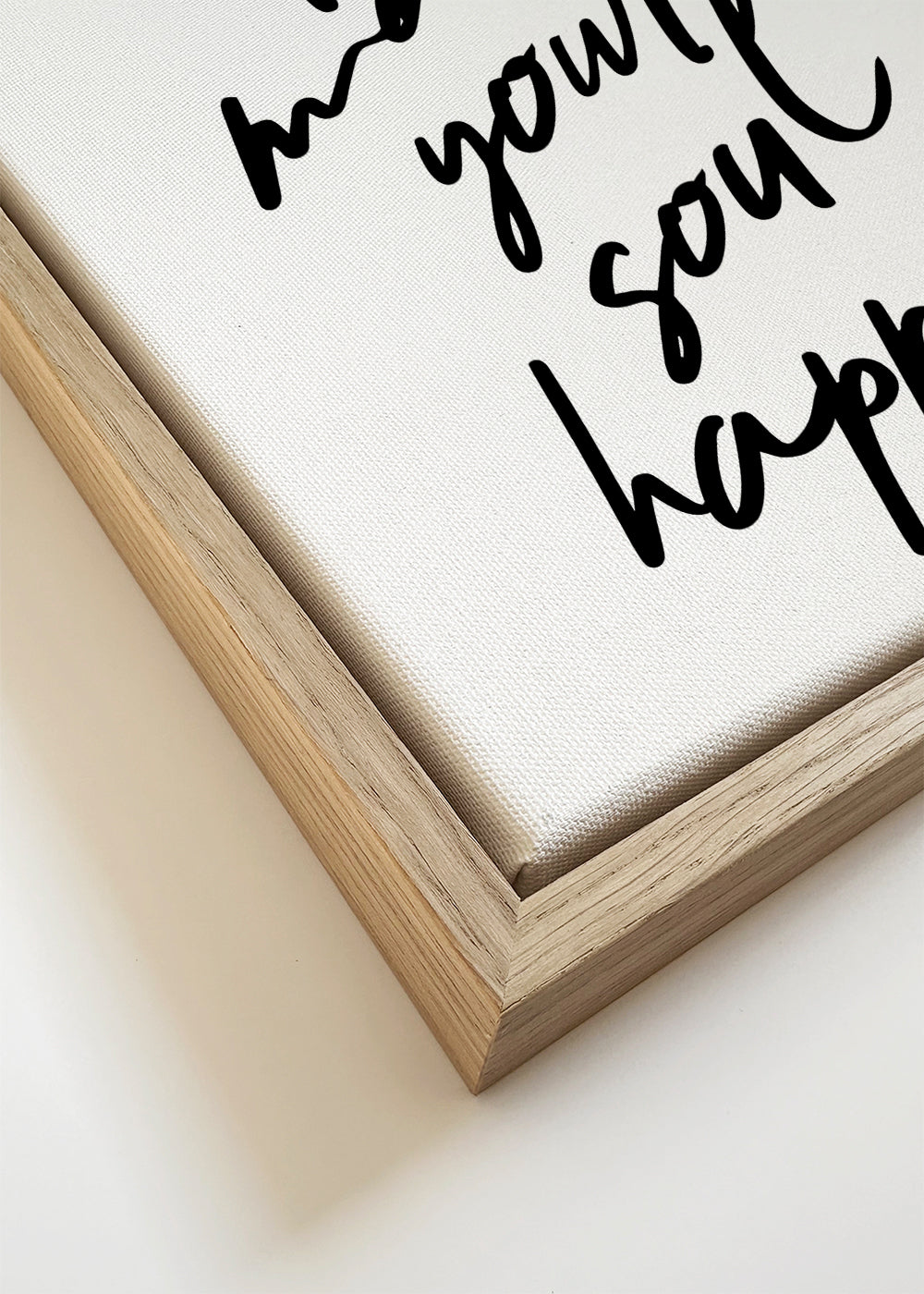 Do what makes your soul happy quote poster - Square
