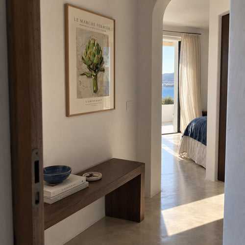 Le marche fermier - L’Artichaut - Poster en ambiente