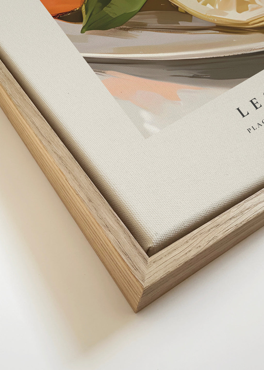Le marche fermier - Les Citrons - Framed canvas detail