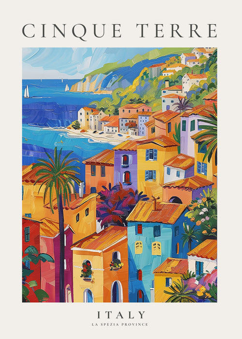 Cinque Terre, Italy - Obra sin marco