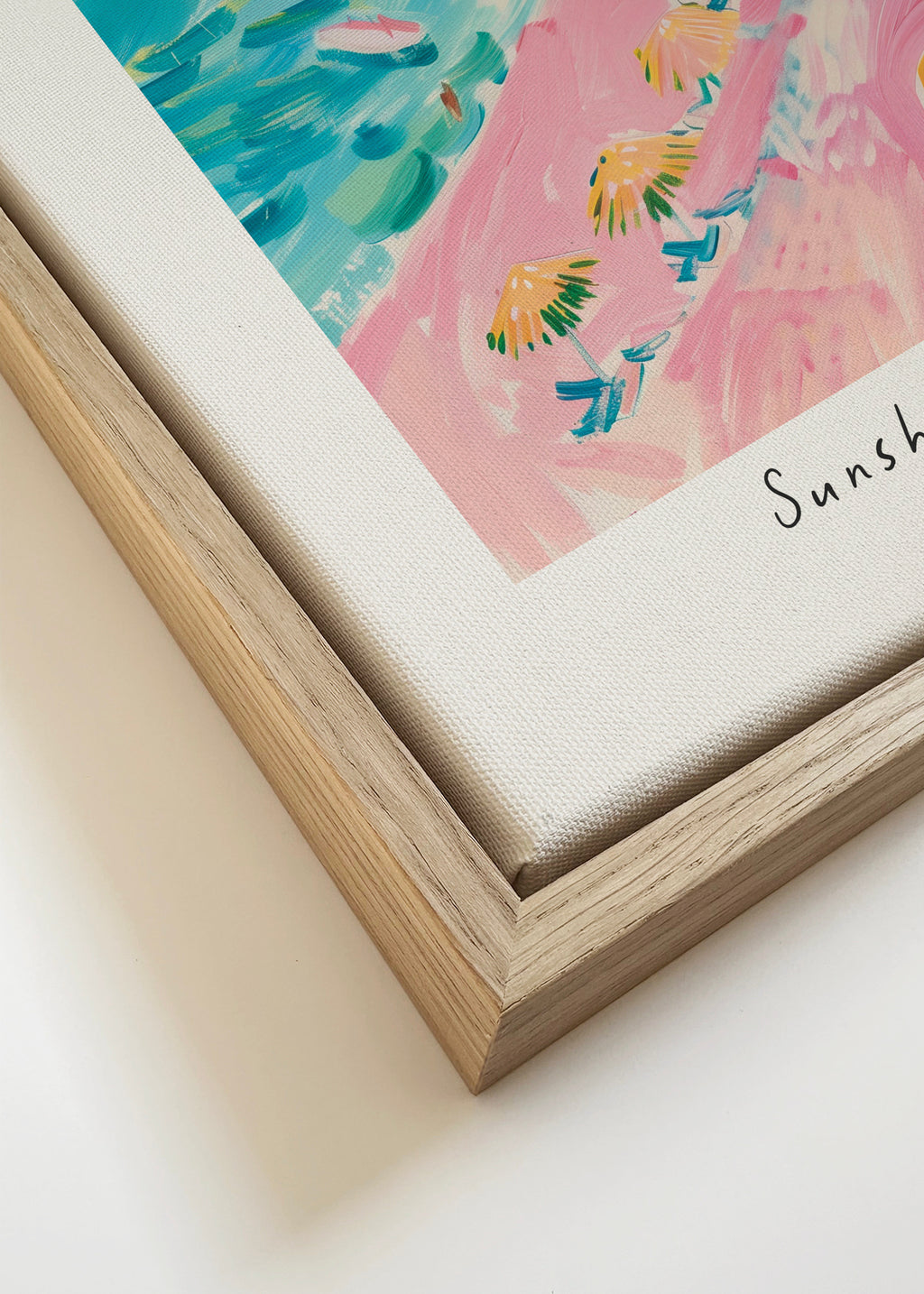 Florida - Framed canvas detail