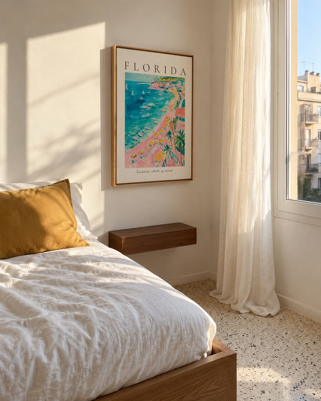 Florida - Framed canvas in an interior