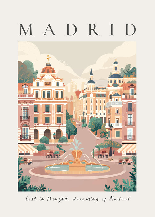 Madrid - Unframed art print