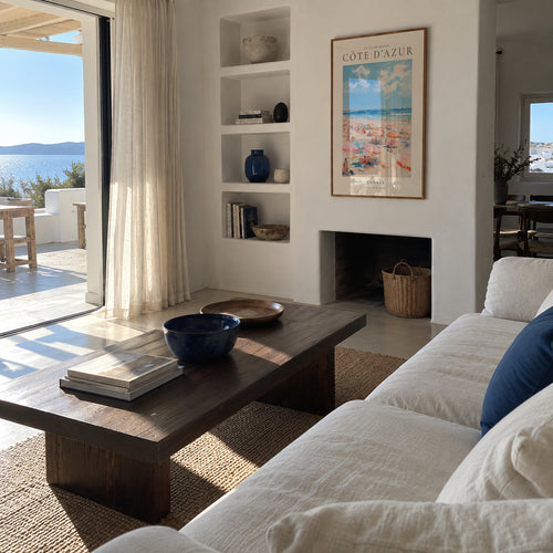 La vie en France, Cannes - Framed poster in an interior