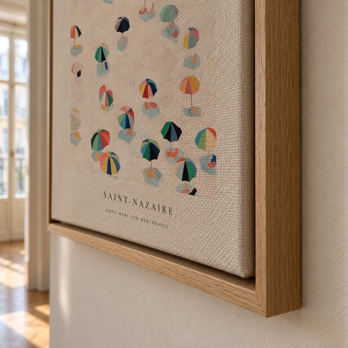 La vie en France, Côte d’Amour - Framed canvas detail