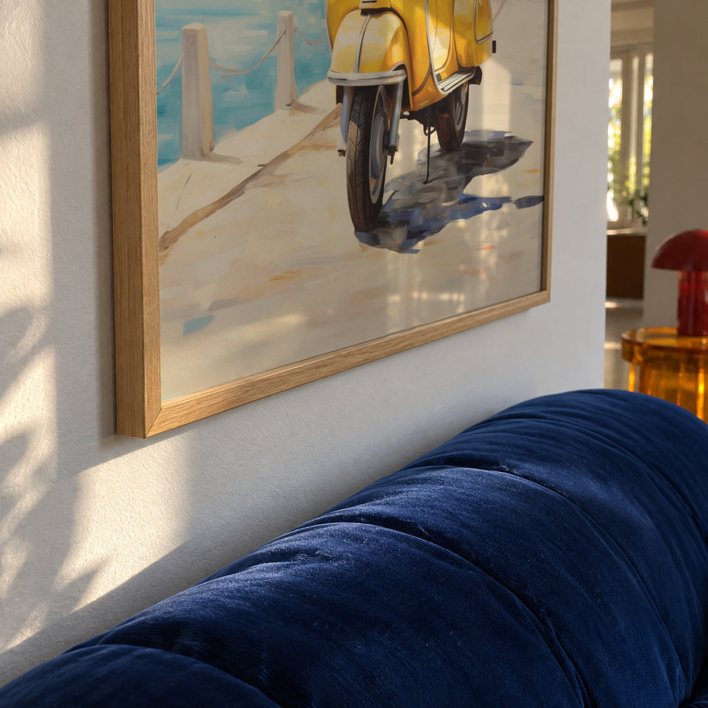 Vespa - Framed poster detail