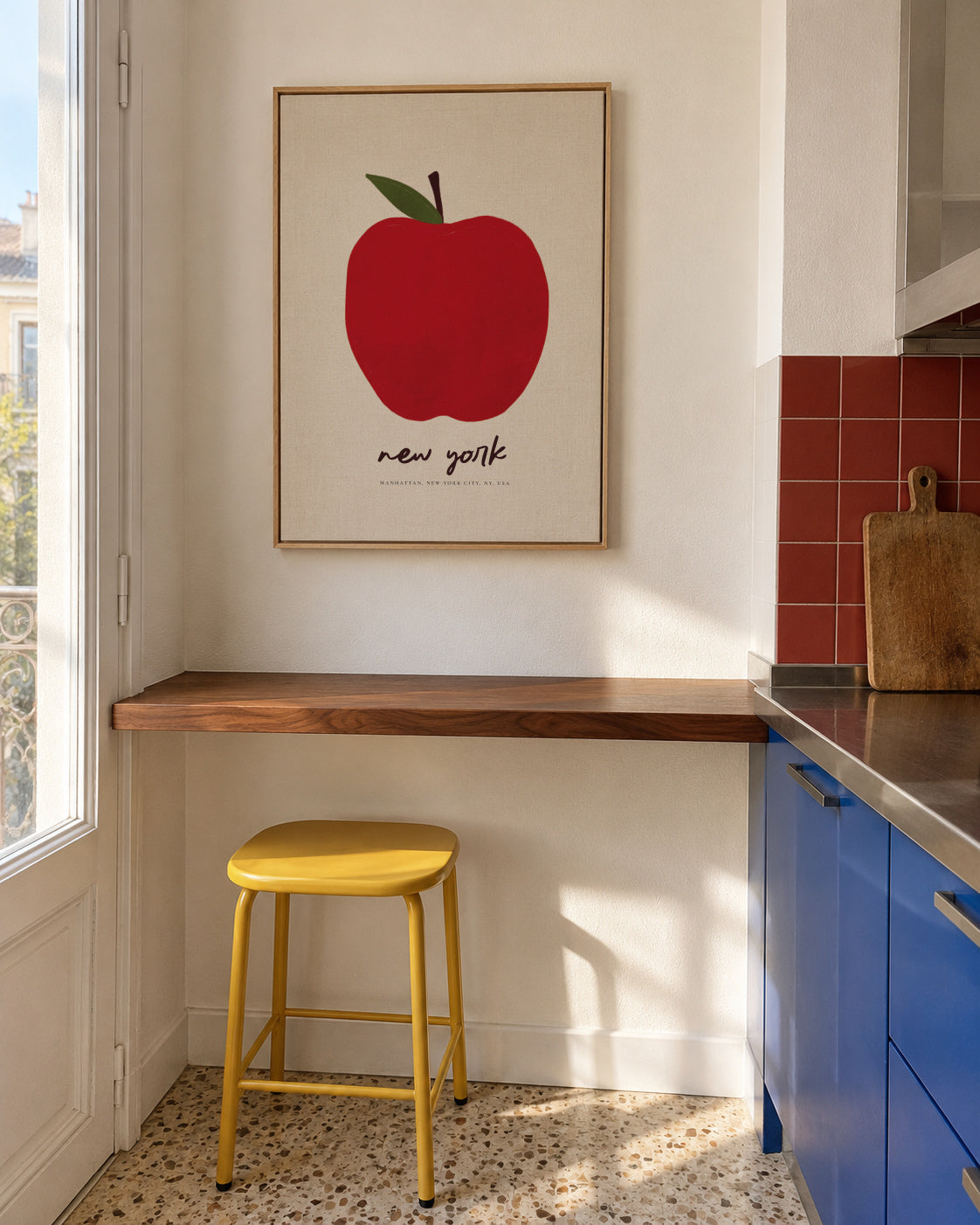 The Big Apple, NYC - Framed canvas in an interior