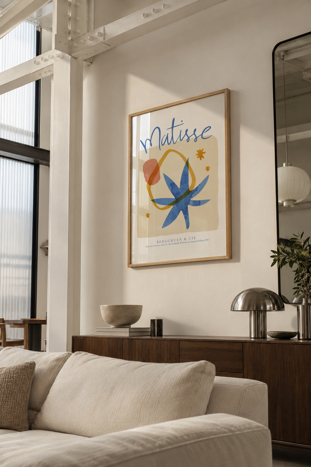 Henri Matisse, l'univers - Framed poster in an interior