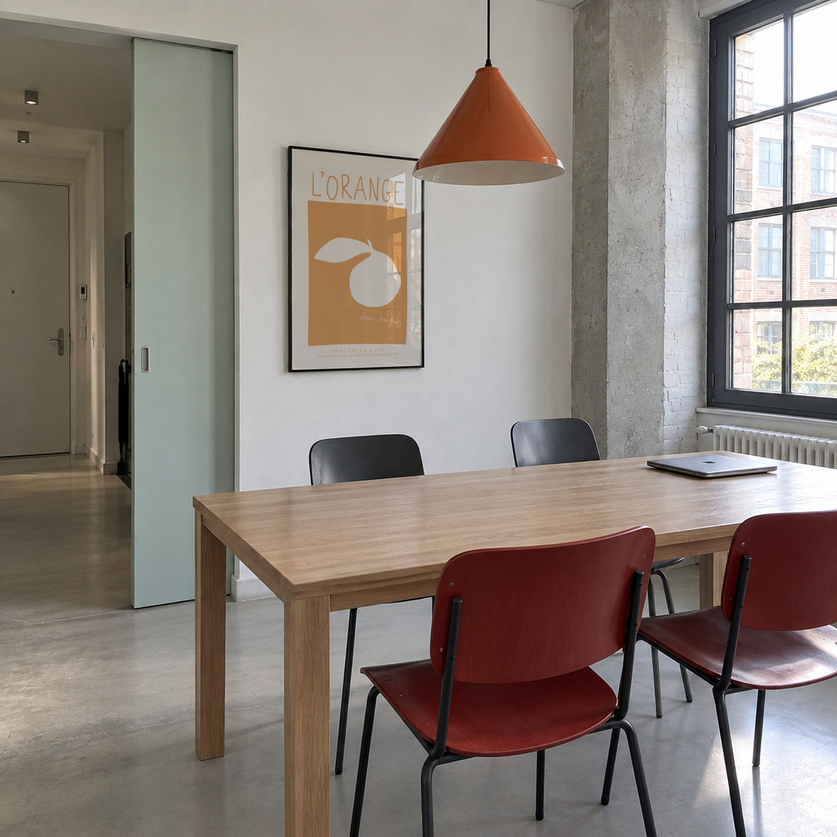 Henri Matisse, L’Orange - Framed poster in an interior