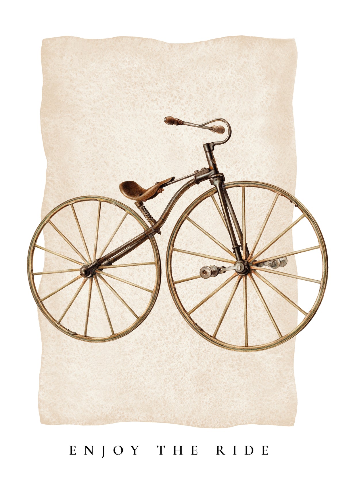 Enjoy the ride - Unframed art print
