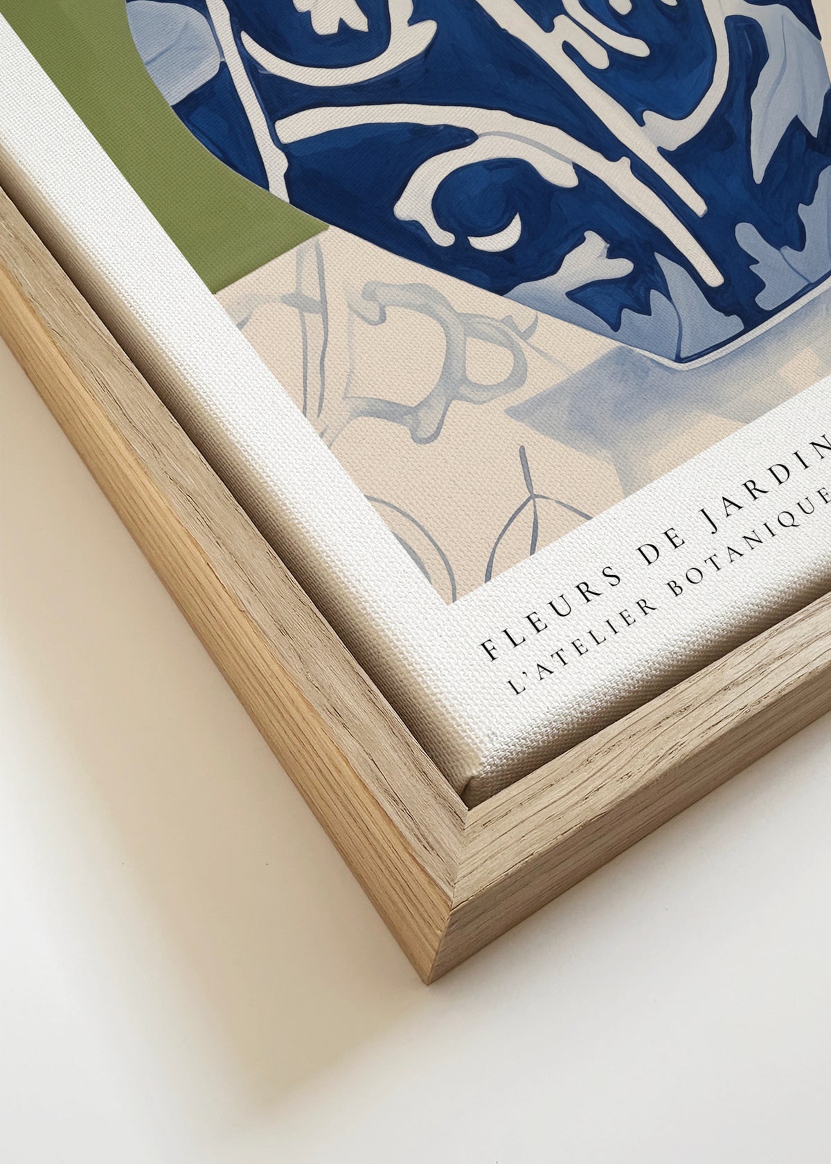 Fleurs de Jardin - Poster No. 7 - Framed canvas detail