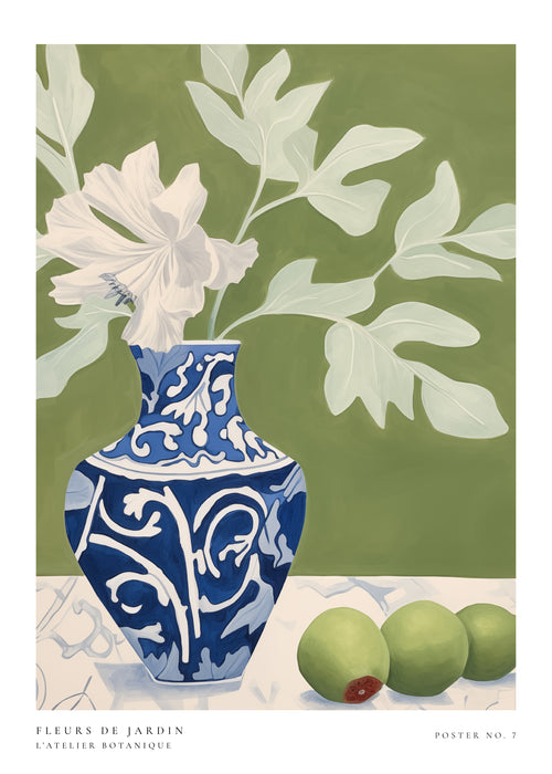 Fleurs de Jardin - Poster No. 7 - Unframed art print
