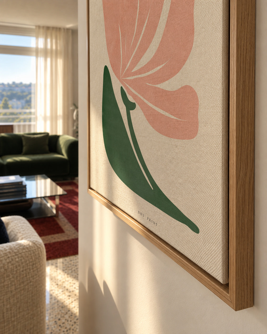 Botanical, Fleurs et plantes - Poster No. 3 - Framed canvas detail
