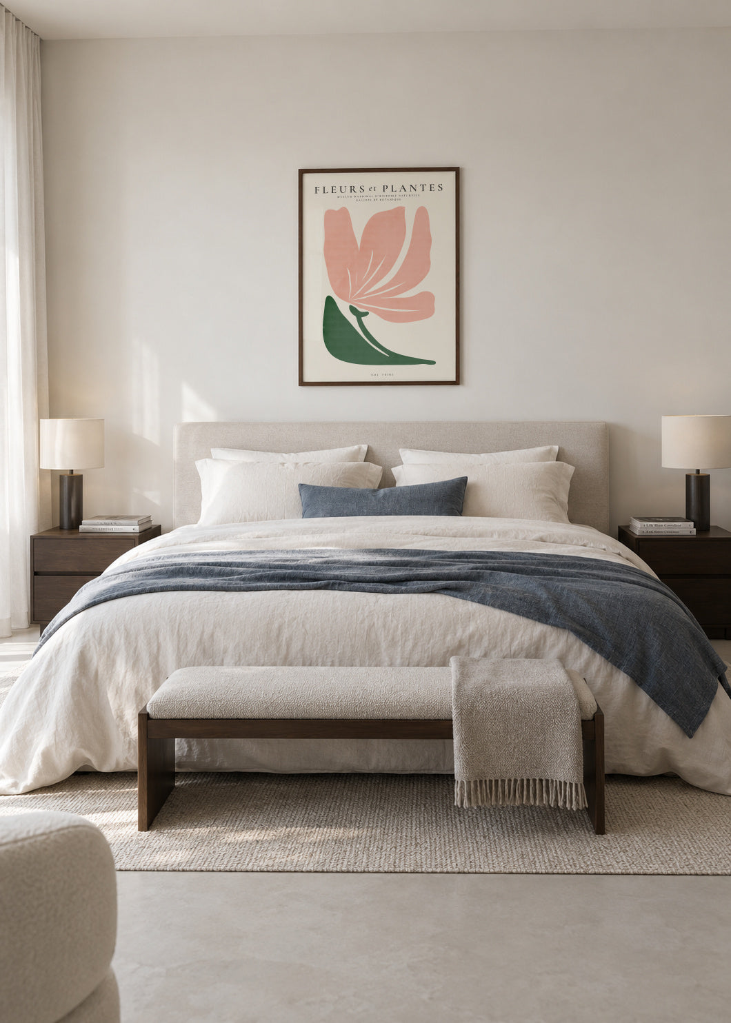 Botanical, Fleurs et plantes - Poster No. 3 - Framed poster in an interior