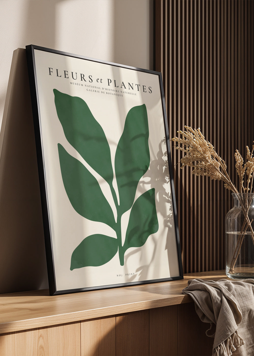Botanical, Fleurs et plantes - Poster No. 7 - Framed poster in an interior