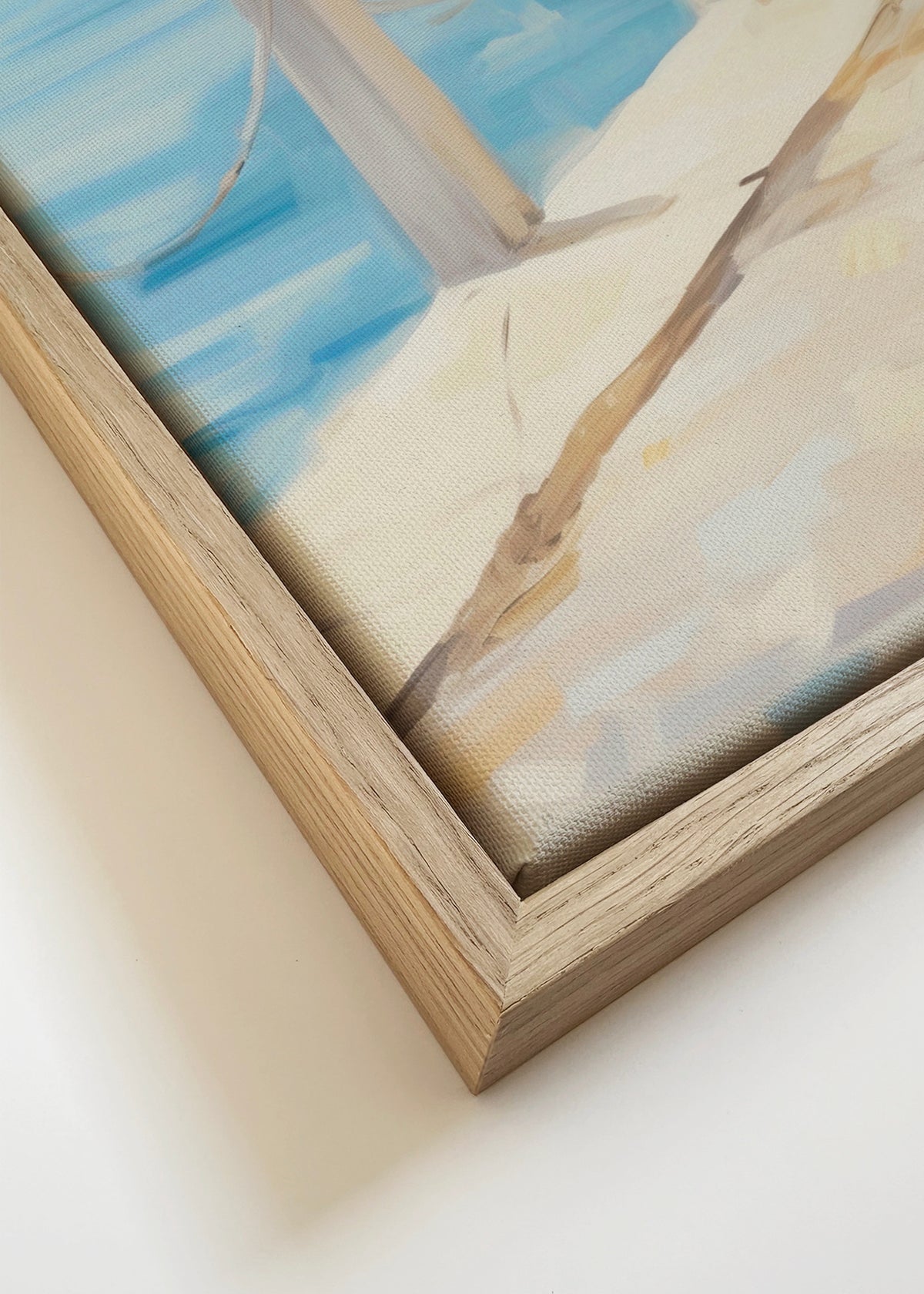 Vespa - SQUARE - Framed canvas detail