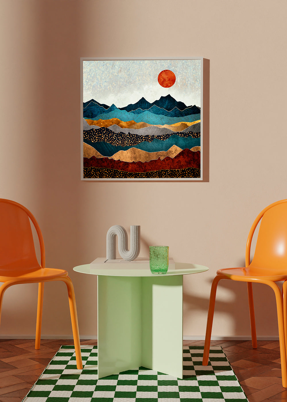 Amber Dusk Square
