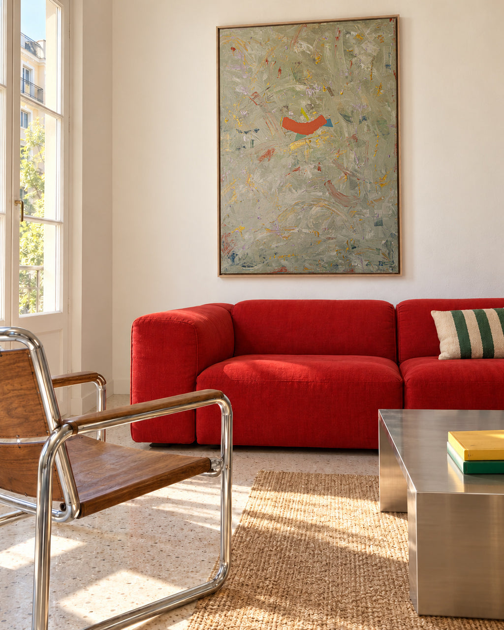 Alive - Framed canvas in an interior