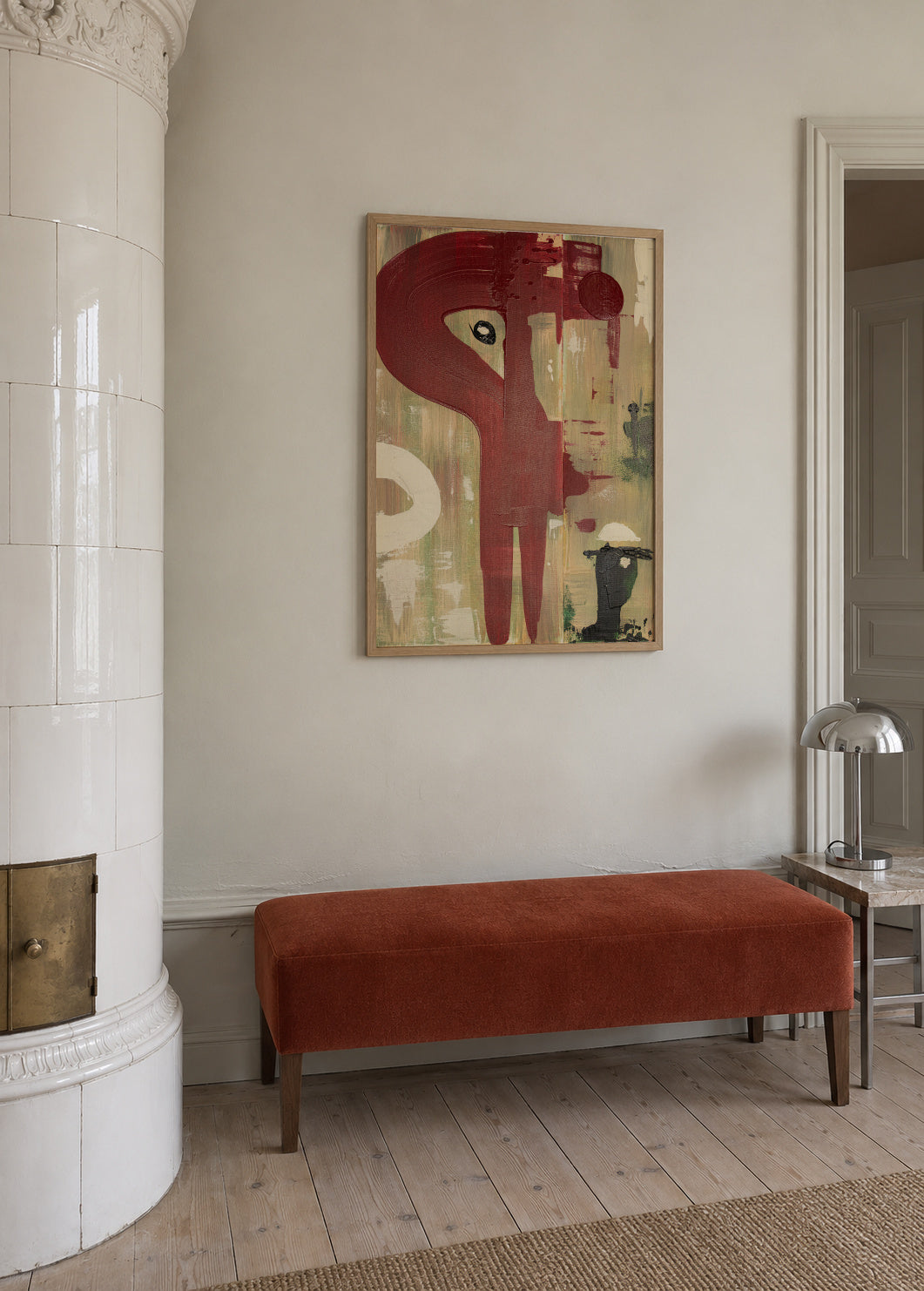 La dictadura - Framed poster in an interior