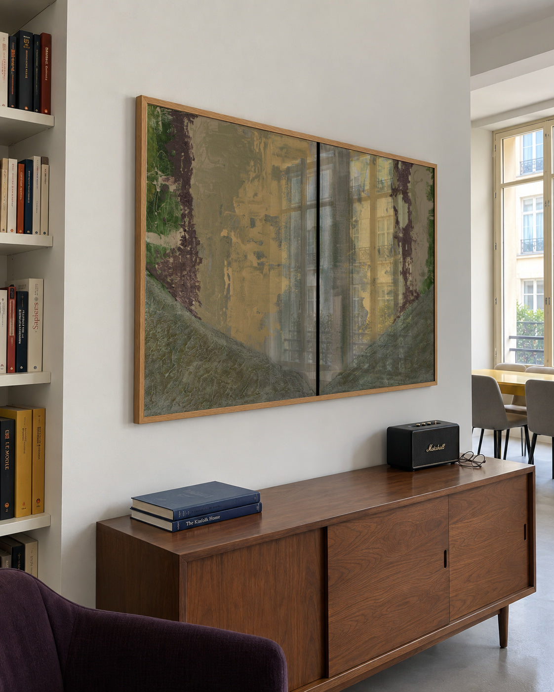 Sky - Framed poster in an interior