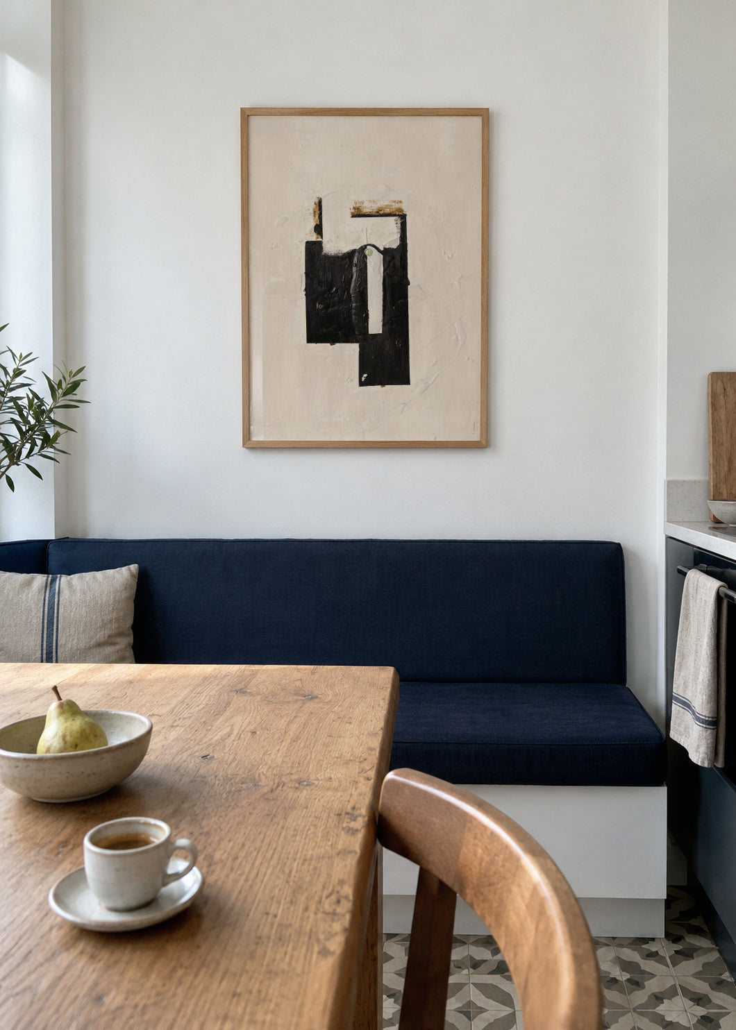 Chaos - Framed poster in an interior