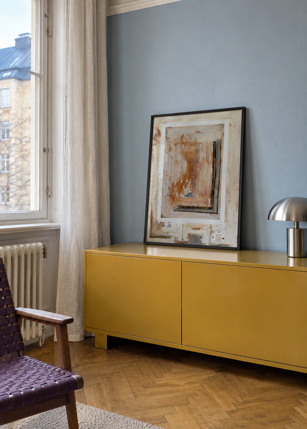 City4 - Framed poster in an interior