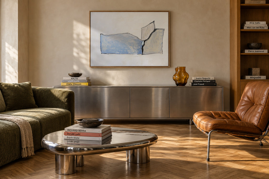 Entre dos mares - Framed canvas in an interior