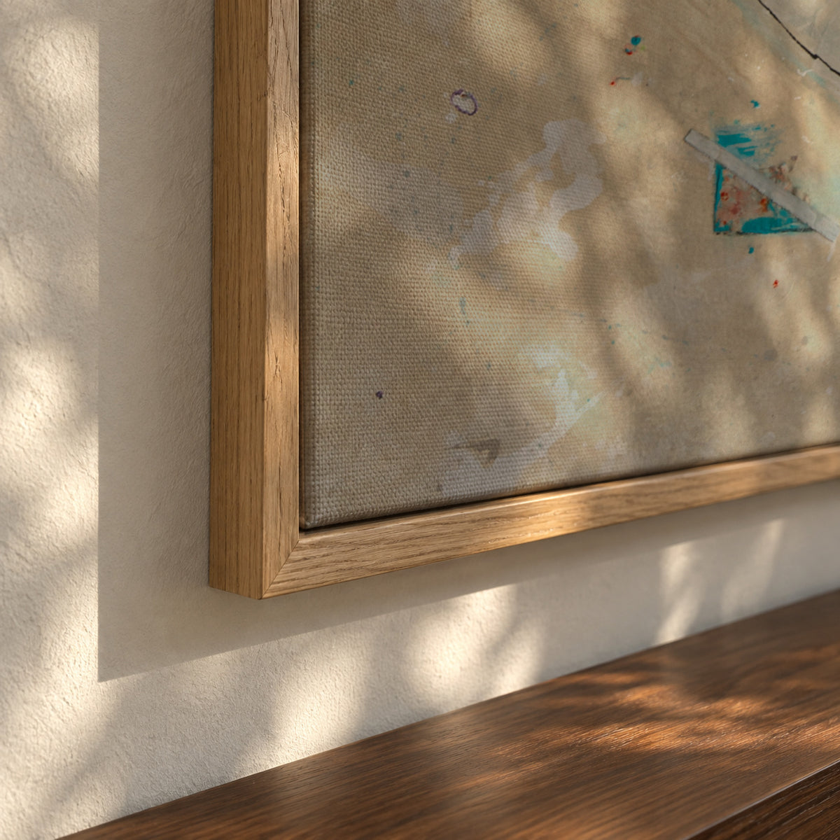 Galaxia2 - Framed canvas detail