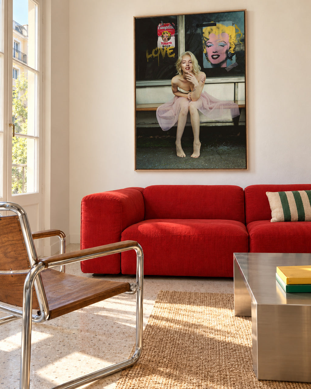 New Marilyn - Framed canvas in an interior